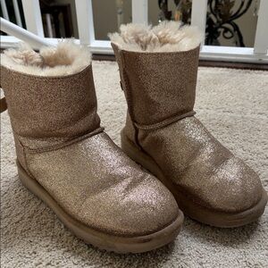 Gold Glitter Ugg Boots